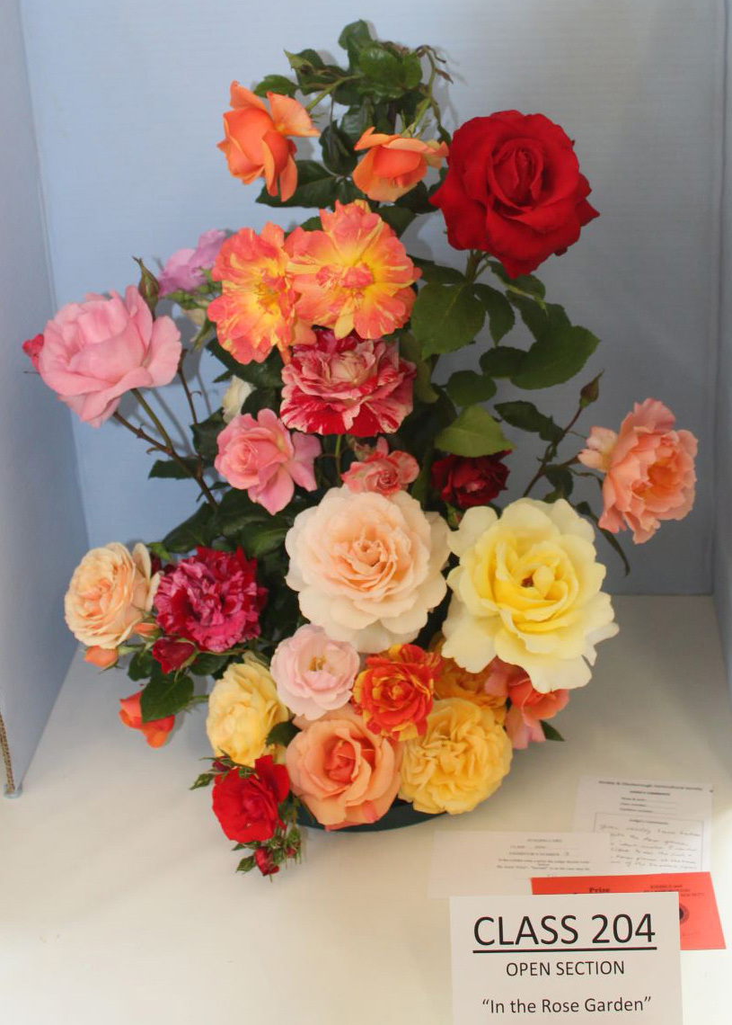 Floral Art - In the Rose Garden