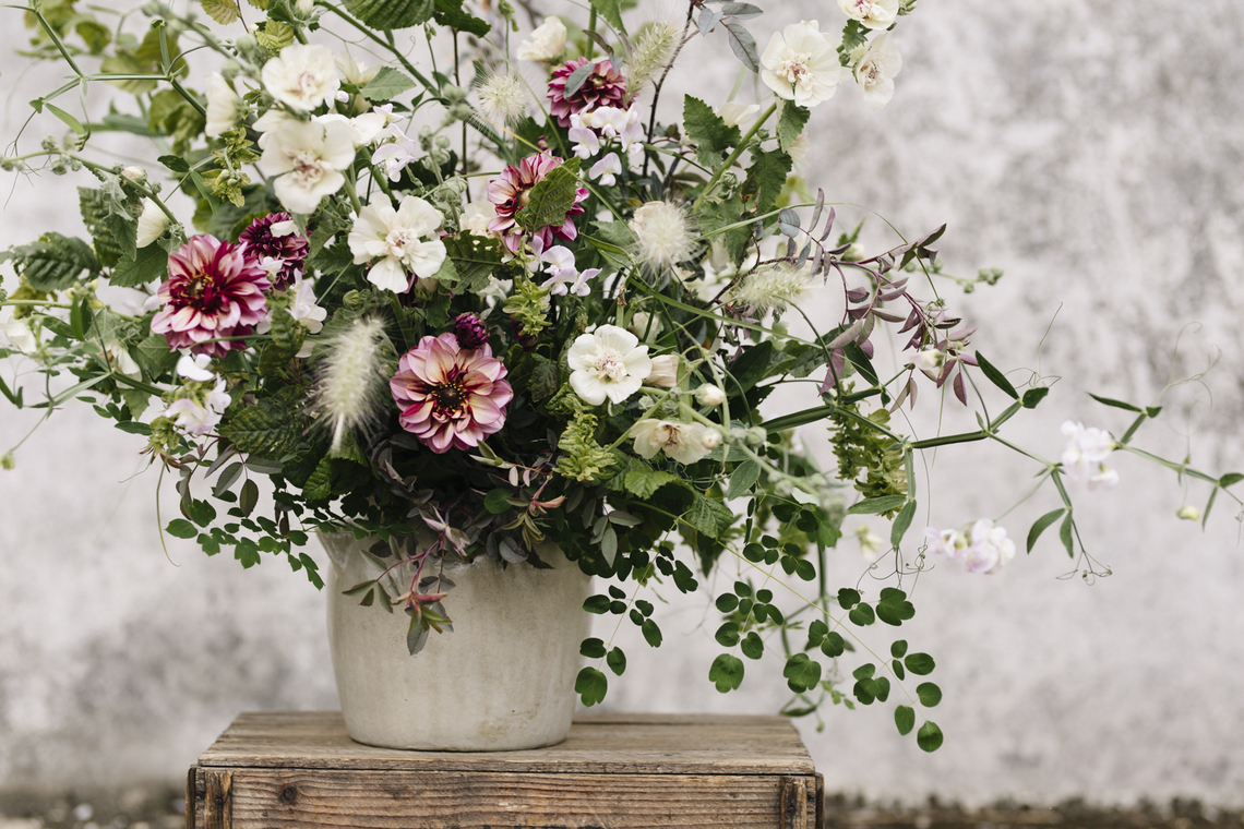 Green and Gorgeous Flower Arrangement