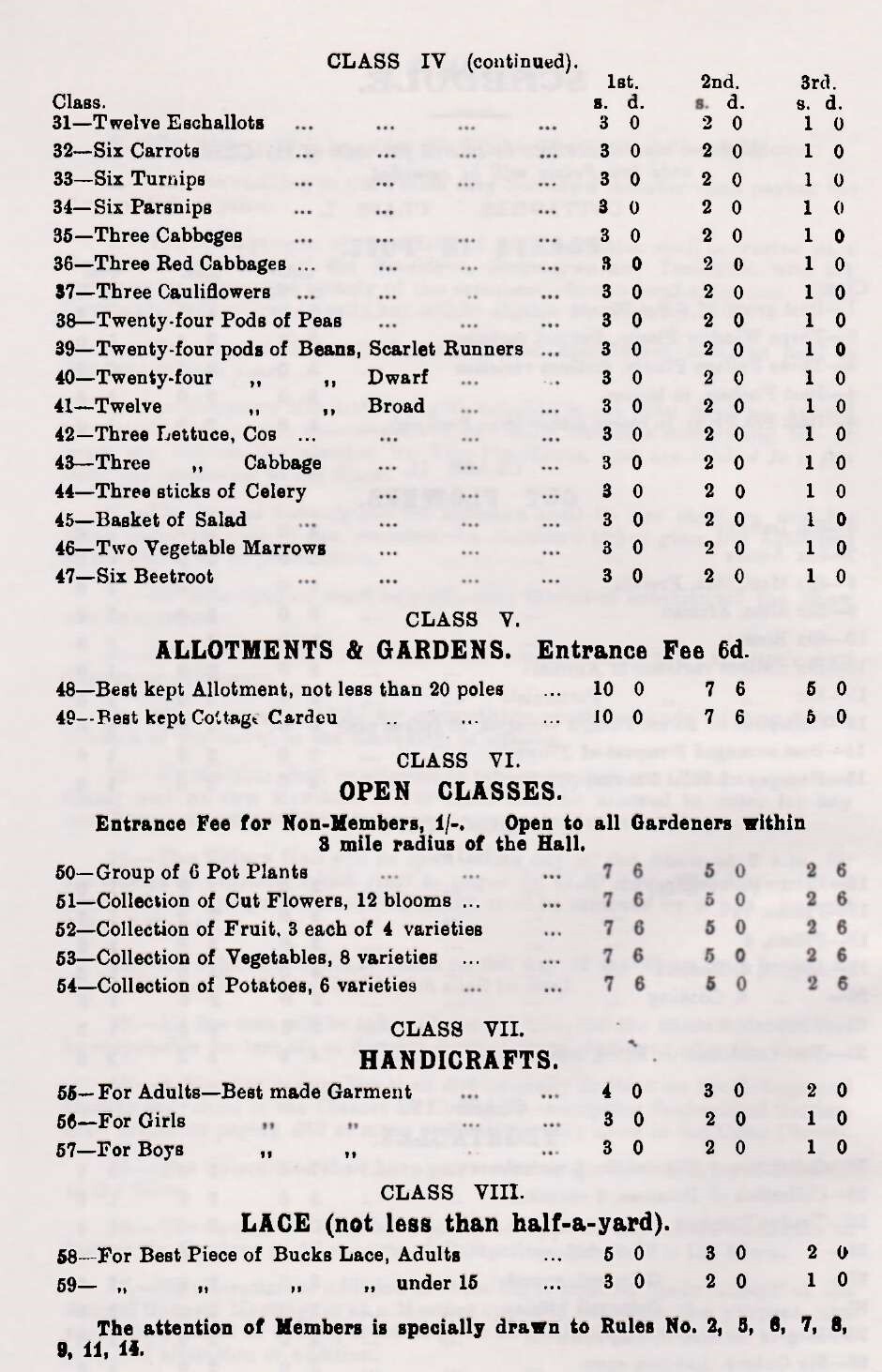 Kimble Hort Soc Show 1926 D