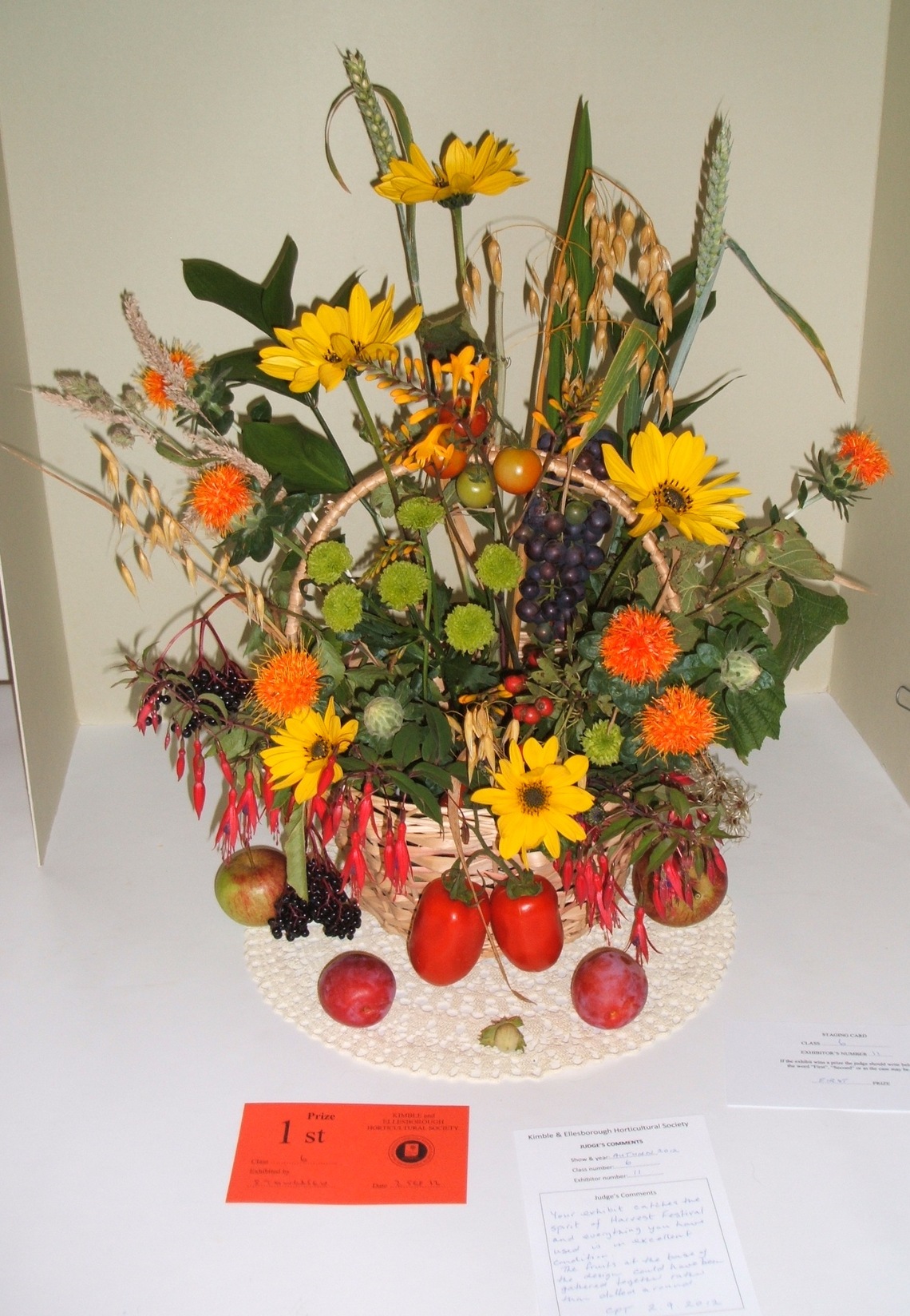 Open Floral Art Winner