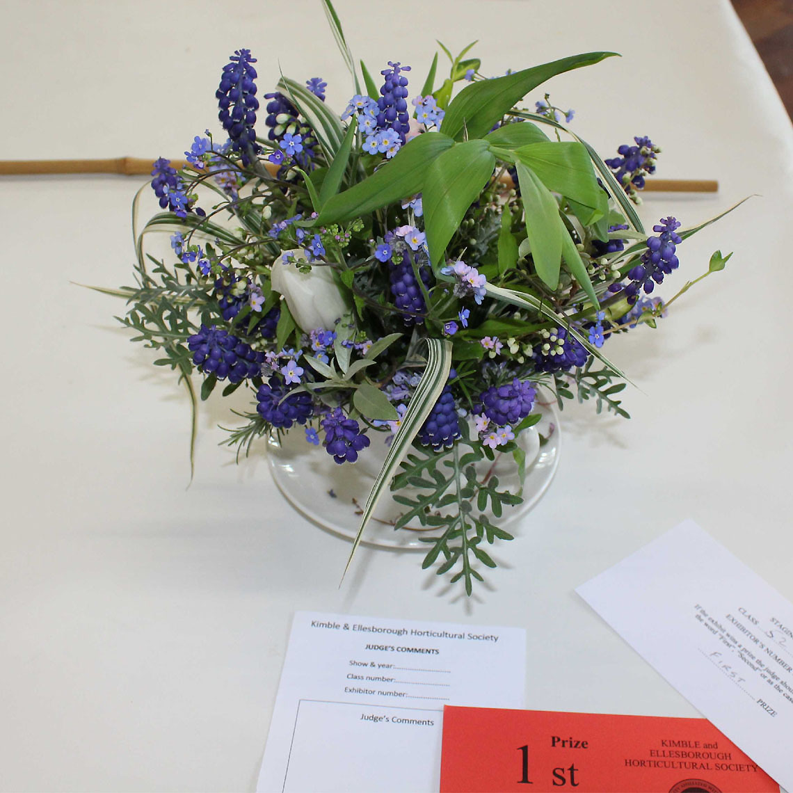 Spring Show 2024 -Class 52 Floral Art - Cup and Saucer